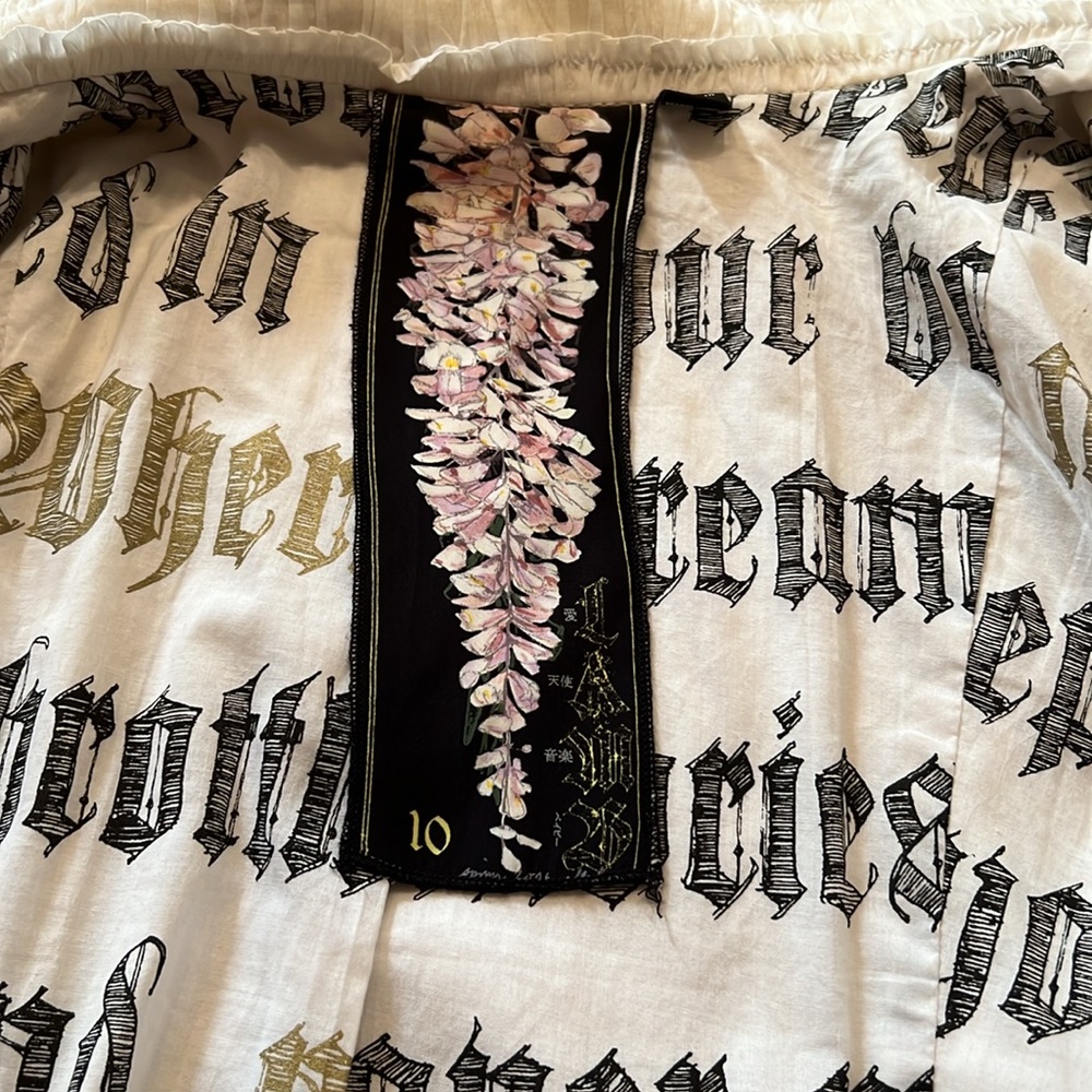 L.A.M.B. By Gwen Stefani Gorgeous Cotton Denim Coat With Logo Metal Clasps 10 - Picture 12 of 13